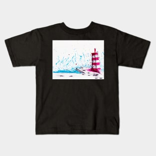 Algarve Watercolor painting Kids T-Shirt